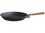 Frigideira Antiaderente Euro de Alumínio - ColorStone Wooden Preta 26cm Frigideira Antiaderente Euro de Alumínio - ColorStone Wooden Preta 26cm