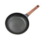 Frigideira Antiaderente Fundo de indução Preta 24cm Cerâmica