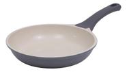 Frigideira Cinza Cook&chef Cerâmico Inox 24cm Mimo Style