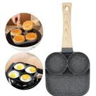 Frigideira De 3 Buracos Cozinha Para Ovos Anti Aderente Frigideira De 3 Buracos Cozinha Para Ovos Anti Aderente