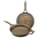 Frigideira de ferro fundido Stargazer 12" pré-temperada, fabricada nos EUA
