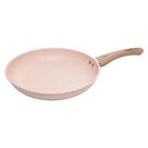 Frigideira de Indução Granito Chef Tampa de Vidro 24cm Bege