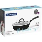 Frigideira de Indução Tramontina Com Tampa Mônaco 24cm Preta