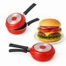 Frigideira Dupla Hamburgueira e Omeleteira Antiaderente 14cm Frigideira Dupla Hamburgueira e Omeleteira Antiaderente 14cm