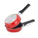 Frigideira Dupla Hamburgueira e Omeleteira Antiaderente 14cm Vermelha Frigideira Dupla Hamburgueira e Omeleteira Antiaderente 14cm Vermelha