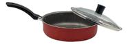 Frigideira Enjoy Antiaderente Reta 20cm Com Tampa De Vidro