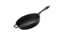 Frigideira Ferro 28cm Cabo Ferro P/ Churrasqueira , Forno e Fogão Indução