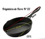 Frigideira Ferro Cabo De Ferro 22cm P/ Fogão Indução