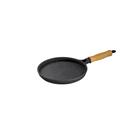 Frigideira Ferro Cabo Madeira Para Tapioca Ou Omelete 18cm - LIBANEZA