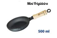 Frigideira Ferro Pequena 500ml Para Servir Porção Individual Envio Imediato Frigideira Ferro Pequena 500ml Para Servir Porção Individual Envio Imediato