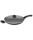 Frigideira Francesa Alumínio 28Cm Antiaderente com Tampa Preta Frigideira Francesa Alumínio 28Cm Antiaderente com Tampa Preta