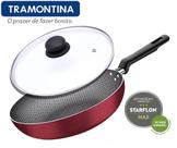 Frigideira Funda Com Tampa 24Cm Antiaderente 2,2 Litros Tramontina Loreto 20385724