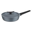 Frigideira Funda Tramontina Spezia Induction Antiaderente Starflon Excellent Azul Tampa 24 cm