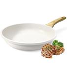 Frigideira GiPP 28 cm Antiaderente Branco Granito com Cabo