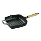 Frigideira grelhada quadrada de ferro gourmet santana
