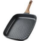 Frigideira Grelhadora CAROTE 28cm Antiaderente com Revestimento Premium de Granito Preto