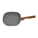Frigideira Grill 24cm Indução Bravia Cookware com Descanso - Grafeno