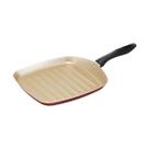 Frigideira Grill Antiaderente Cereja 28 cm Marcolar