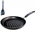 Frigideira Grill Canelada Antiaderente 28cm
