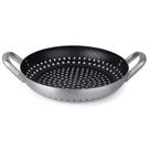 Frigideira Grill Profissional Preta 32 Cm Em Alumínio Com Revestimento Interno Antiaderente