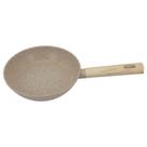 Frigideira Indução Antiaderente Cabo de Madeira Linha Marble 20cm - BIGSUL