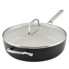 Frigideira KitchenAid em cerâmica anodizada dura 5L com tampa preta