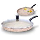 Frigideira Multiuso Gourmet 4 Divisórias Ovo Frito Com Tampa