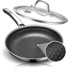 Frigideira OATOFP 30 cm Antiaderente com Tampa de Aço Inoxidável