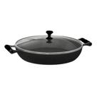 Frigideira Paella Com Alças De Silicone Preto E Tampa 36 Cm