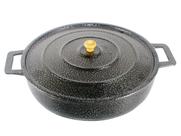 Frigideira Panela Alça De Alumínio Fundido Craqueada 40cm
