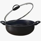 Frigideira Panela Paella Caçarola Wok Antiaderente 28 Cm