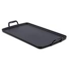 Frigideira Plancha, totalmente revestida, em ferro fundido esmaltado 28x48cm, preto