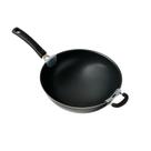 Frigideira Preta 34cm Indução Antiaderente Cabo de Baquelite