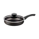 Frigideira Reta Tramontina Paris 22cm 1,7L Antiaderente Starflon Max Chumbo com Tampa de Vidro