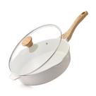 Frigideira SENSARTE 4,5 qt Cerâmica Antiaderente para Indução