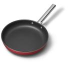 Frigideira Smeg 30cm Vermelha Antiaderente e Resistente ao Forno Frigideira Smeg 30cm Vermelha Antiaderente e Resistente ao Forno