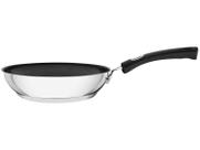 Frigideira Tramontina Solar Rasa Aço Inox Fundo Triplo Revest. Int Anti. Cabo de Silicone 24cm 2,1L