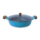 Frigideira versão na cor Azul Turquesa Antiaderente Cerâmica Javali Am30cm