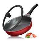 Frigideira Vinchef Antiaderente 28cm/5L com tampa de indução de alumínio