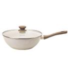 Frigideira Wok 28cm Indução Rev. Cerâmico Mármol Mimo Style