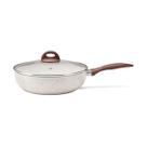 Frigideira Wok Com Tampa De Indução Antiaderente 28 cm Granada 3,4 Litros Brinox