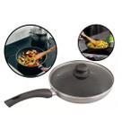 Frigideira Wok De Aluminio Com Tecnologia Antiaderente 28cm