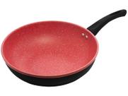 Frigideira Wok de Indução Granito Chef Vermelha 28cm Lyor