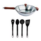 Frigideira Wok Funda Oriental Alumínio Usinado Talher02 28cm