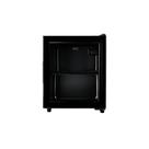 Frigobar Expositor HQ 50L Porta de Vidro Duplo Full Black com Luz Interna e Termostato HQ-50FBPV