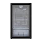 Frigobar Expositor Vertical Hq Vidro Duplo 95 Litros Preto 127V HQ-95FBPV