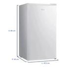 Frigobar Midea 93 Litros 1 Porta FlexiVolt Inverter Degelo Manual MDRD142FGD013 Frigobar Midea 93 Litros 1 Porta FlexiVolt Inverter Degelo Manual MDRD142FGD013