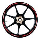 Friso Adesivo Refletivo De Roda Moto Cb500 Vermelho Resitank
