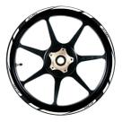 Friso Adesivo Refletivo Para Roda Moto Xj6 Branco Yamaha