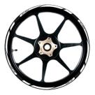 Friso Adesivo Refletivo Para Roda Moto Xj6 Branco Yamaha